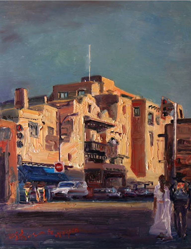 Wang Yuqi, Cathedral Plaza of Santa Fe